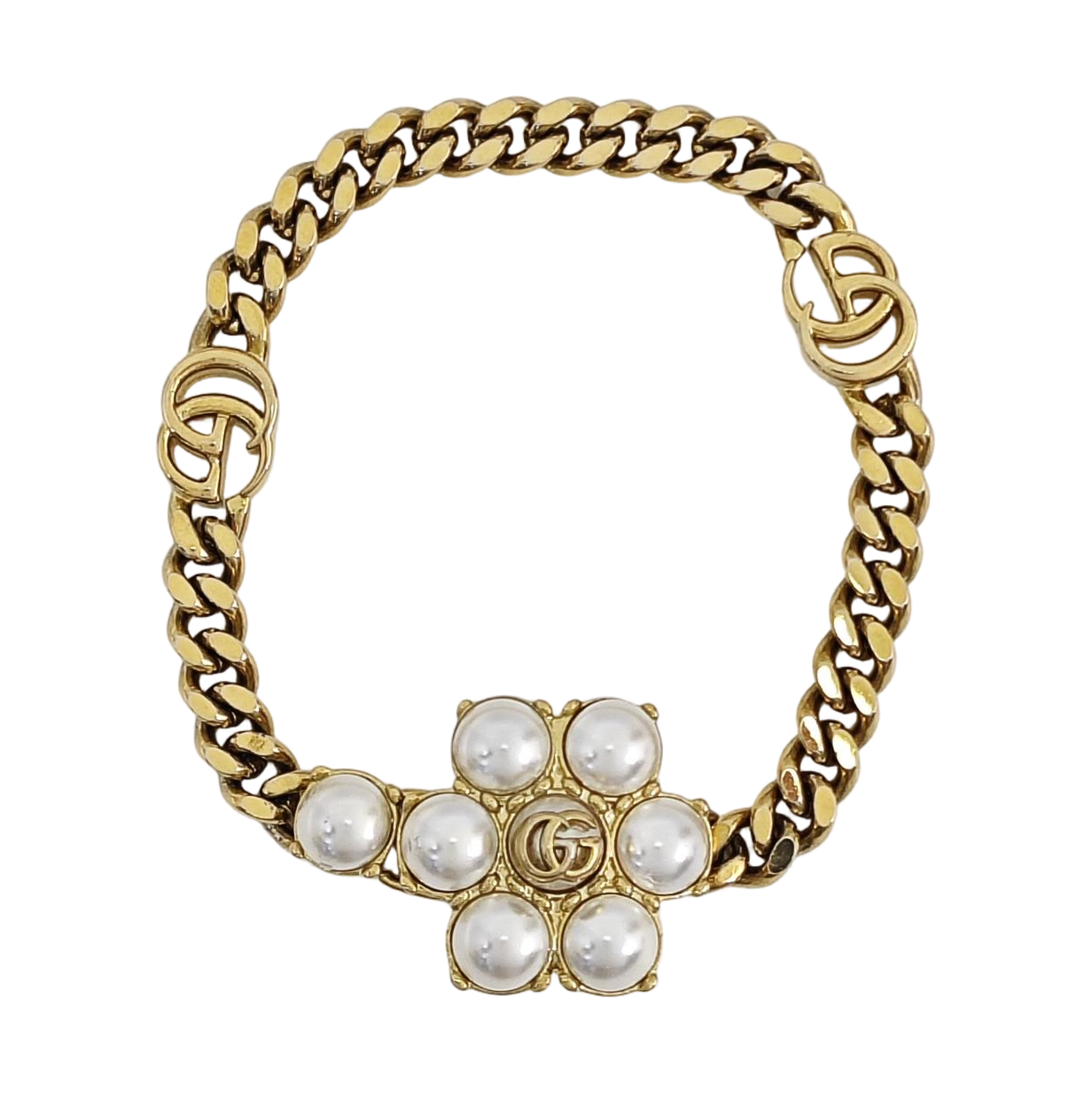 GG Running Metal Gold Bracelet