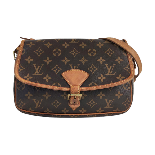 SOLOGNE PM Monogram Coated Canvas Brown