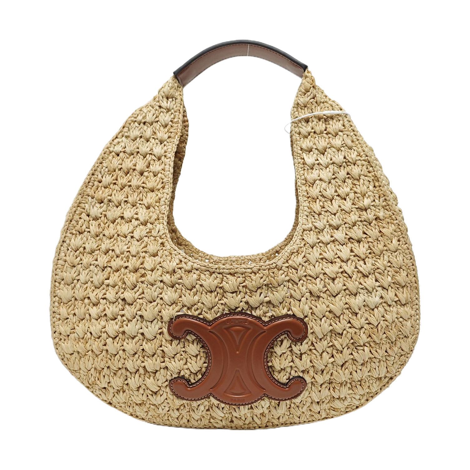 Straw Top Handle Bag Beige
