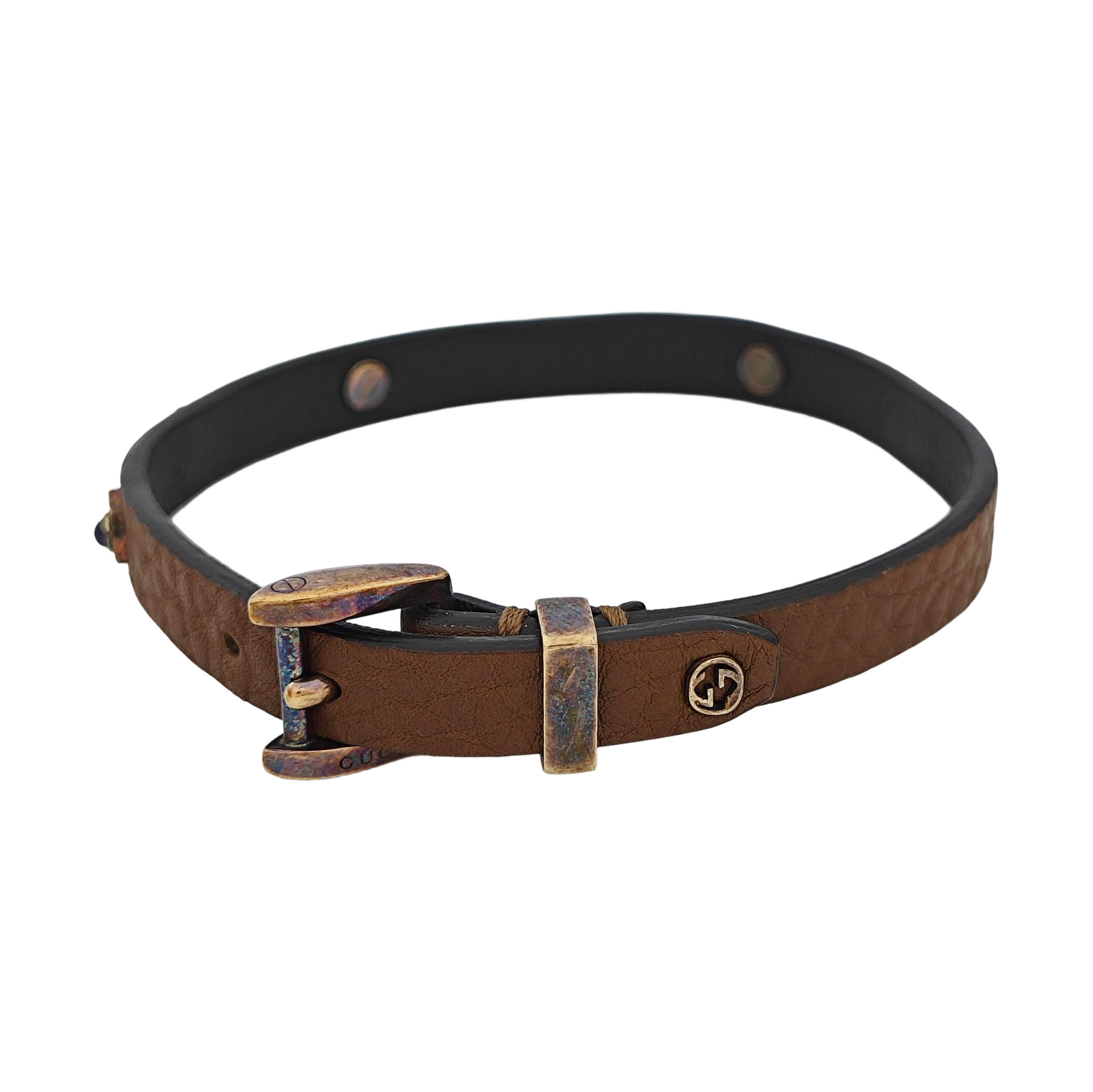 Leather Brown Bangle