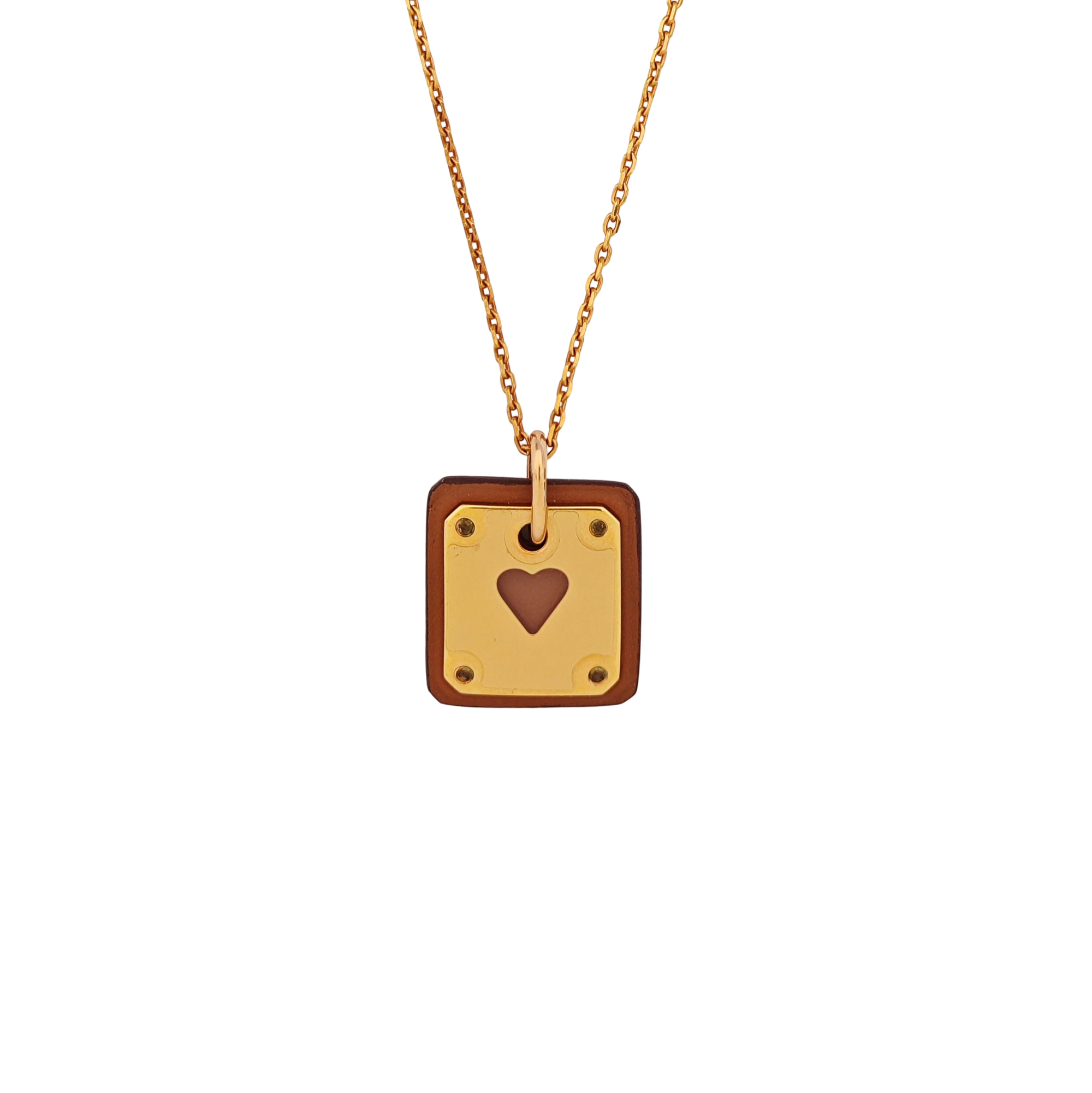 As De Coeur Metal Rose Gold Necklace