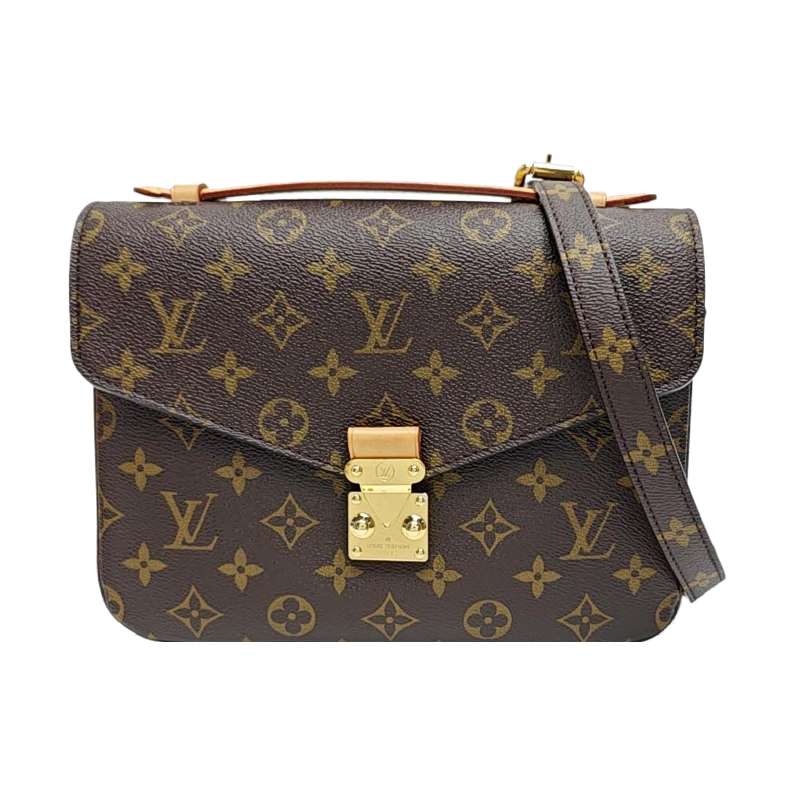 MÉTIS MM Monogram Coated Canvas Brown