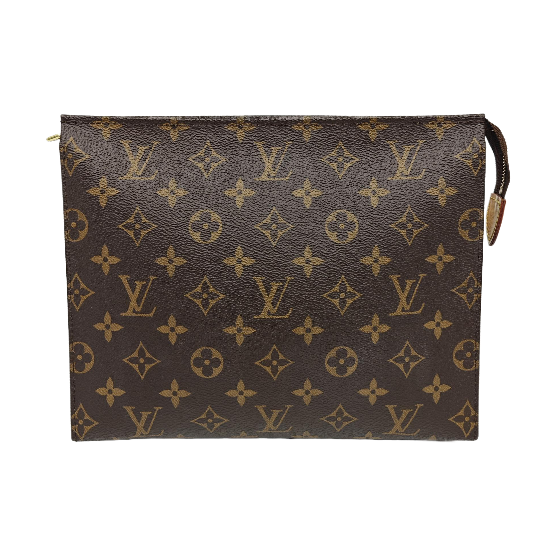 TOILET POCKET 26 Monogram Coated Canvas Brown