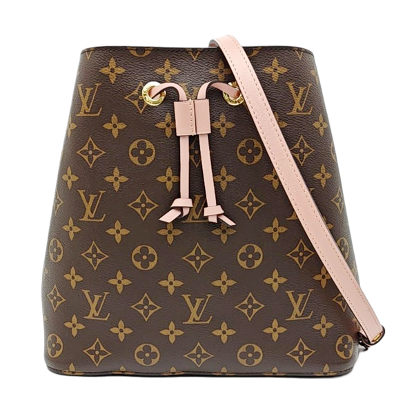 NÉONOÉ MM Monogram Coated Canvas Brown