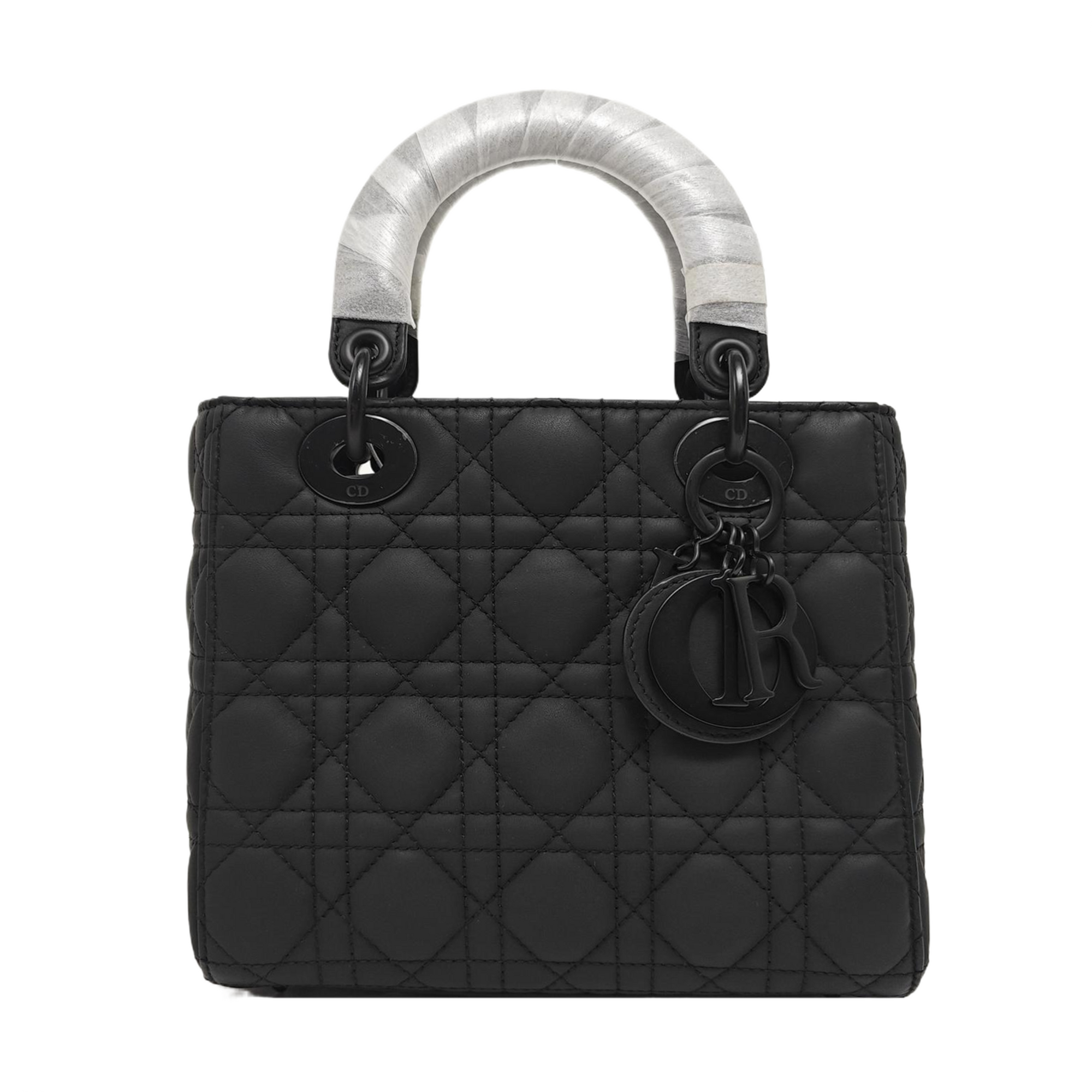 Lady Dior Small Cannage Calfskin Black