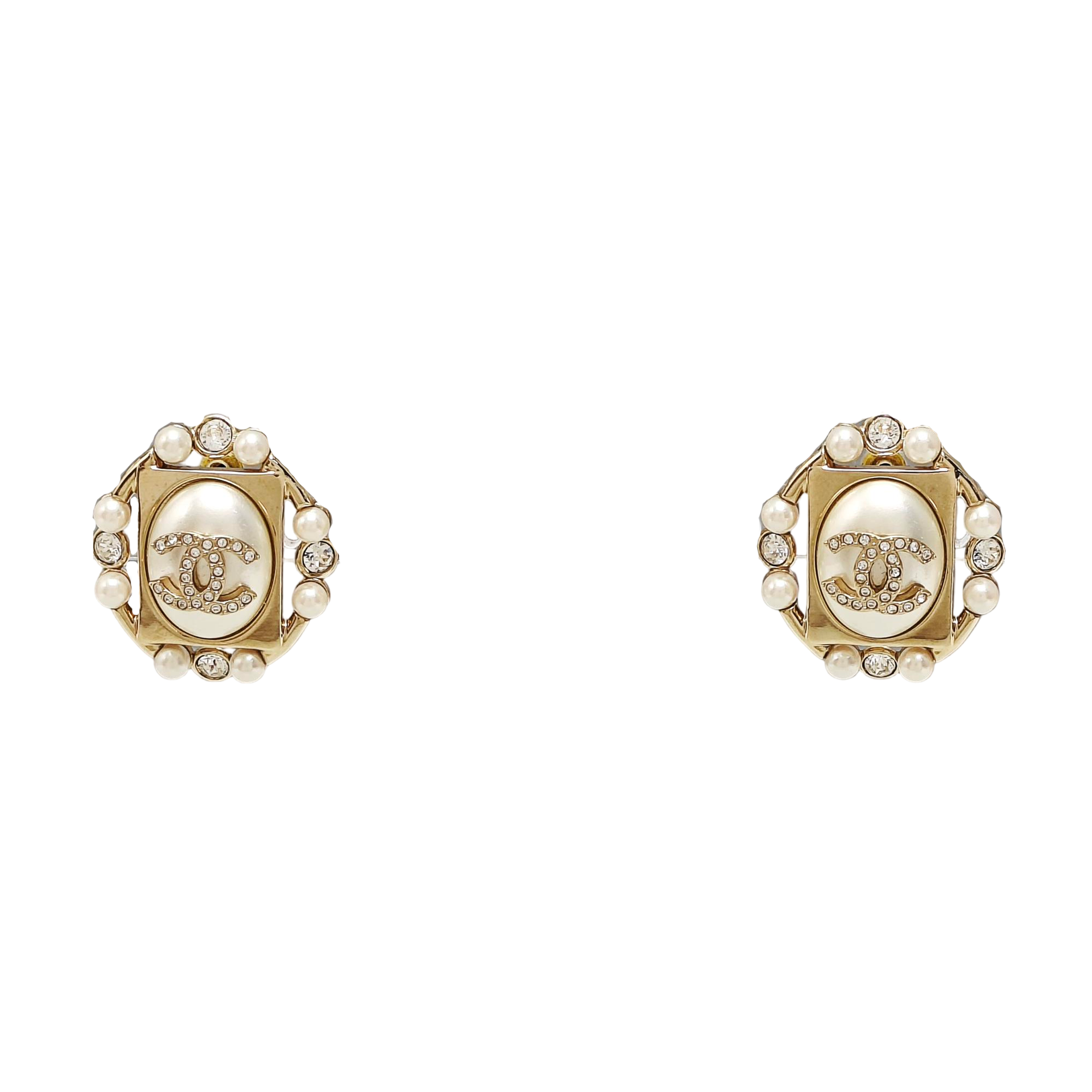 Metal Gold Stud Earrings
