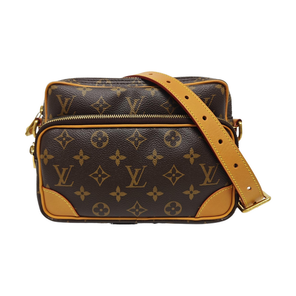 NIL Monogram Coated Canvas Brown