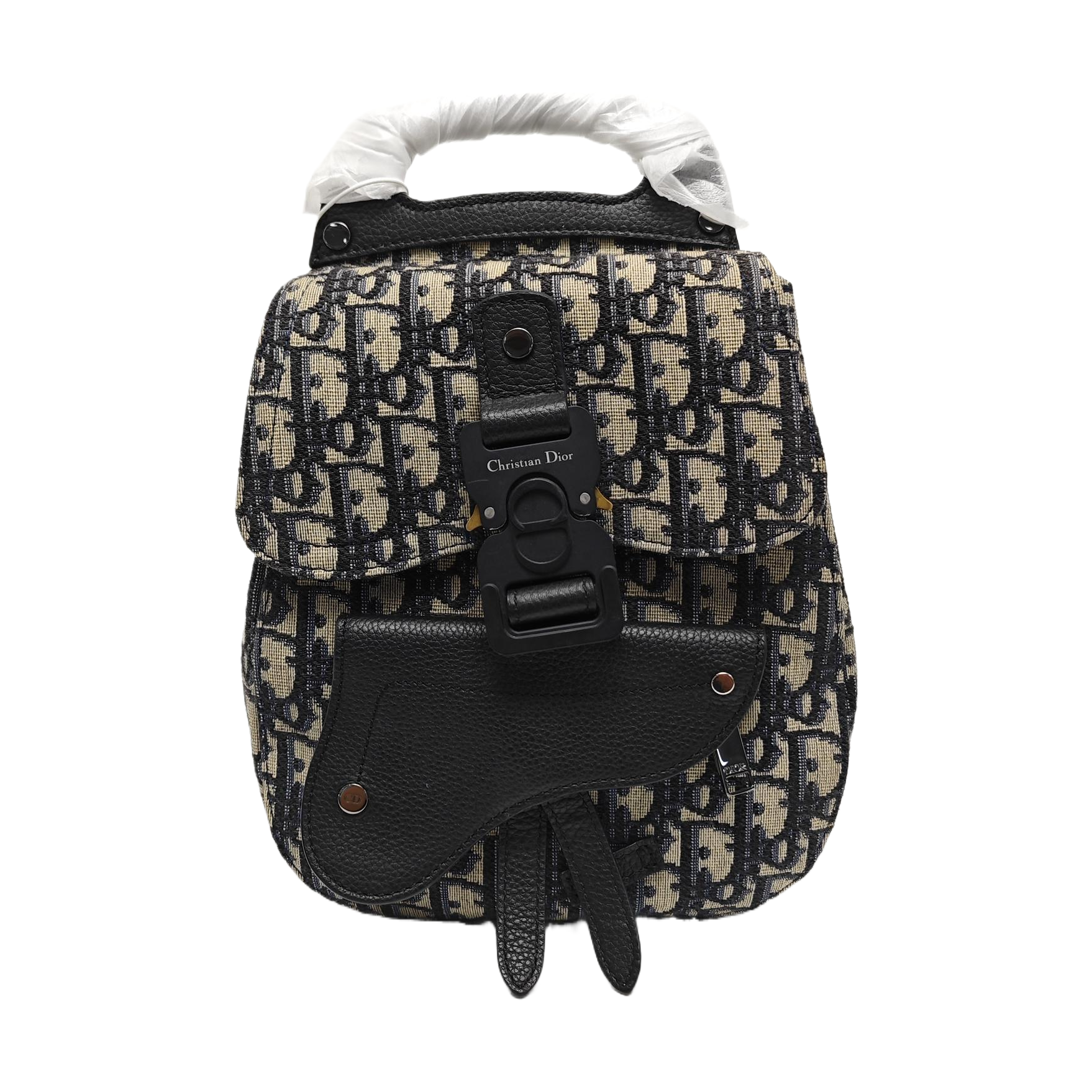 Saddle Mini Oblique Canvas Blue