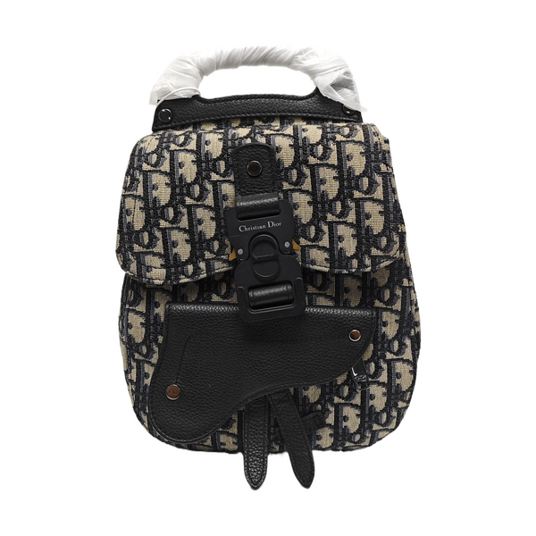 Saddle Mini Oblique Canvas Blue