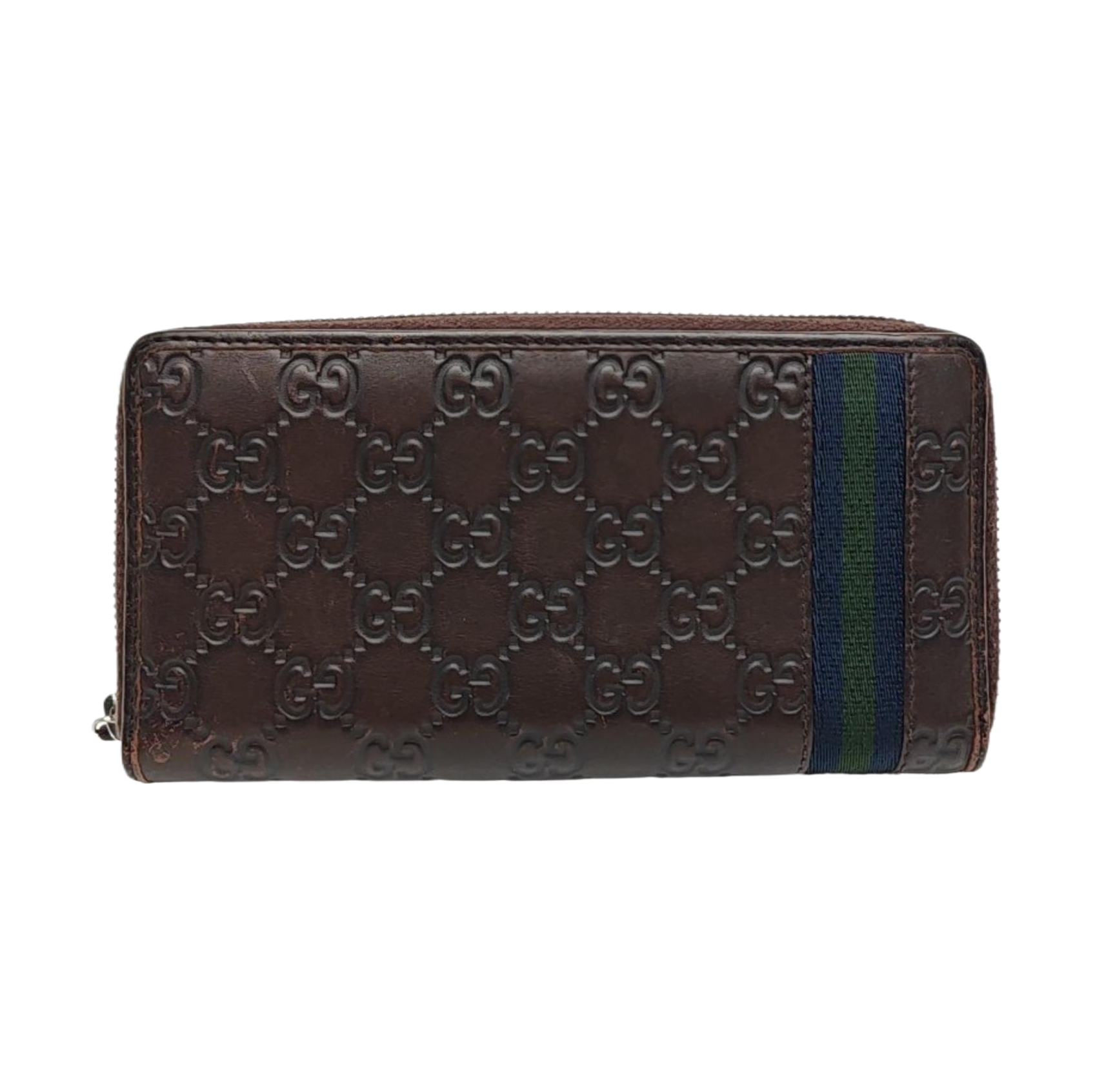 Monogram Calfskin Wallet Brown