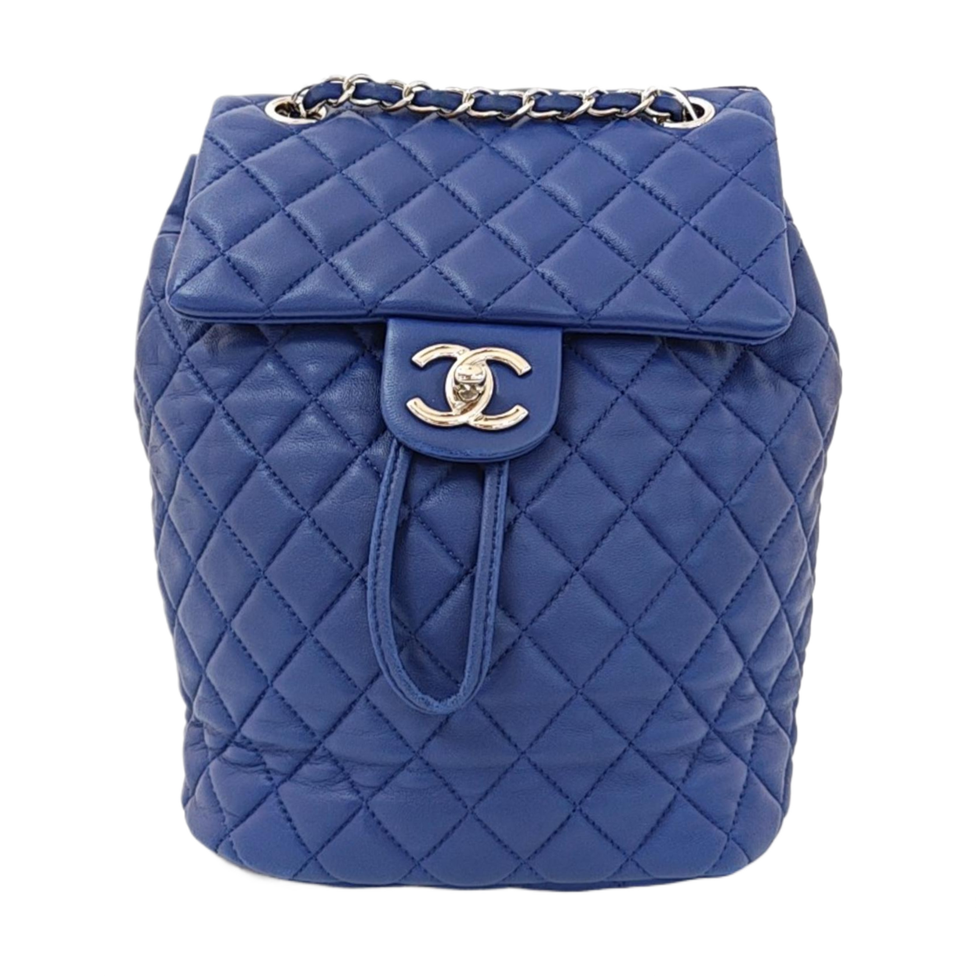 URBAN SPIRIT Small Quilted Lambskin Blue