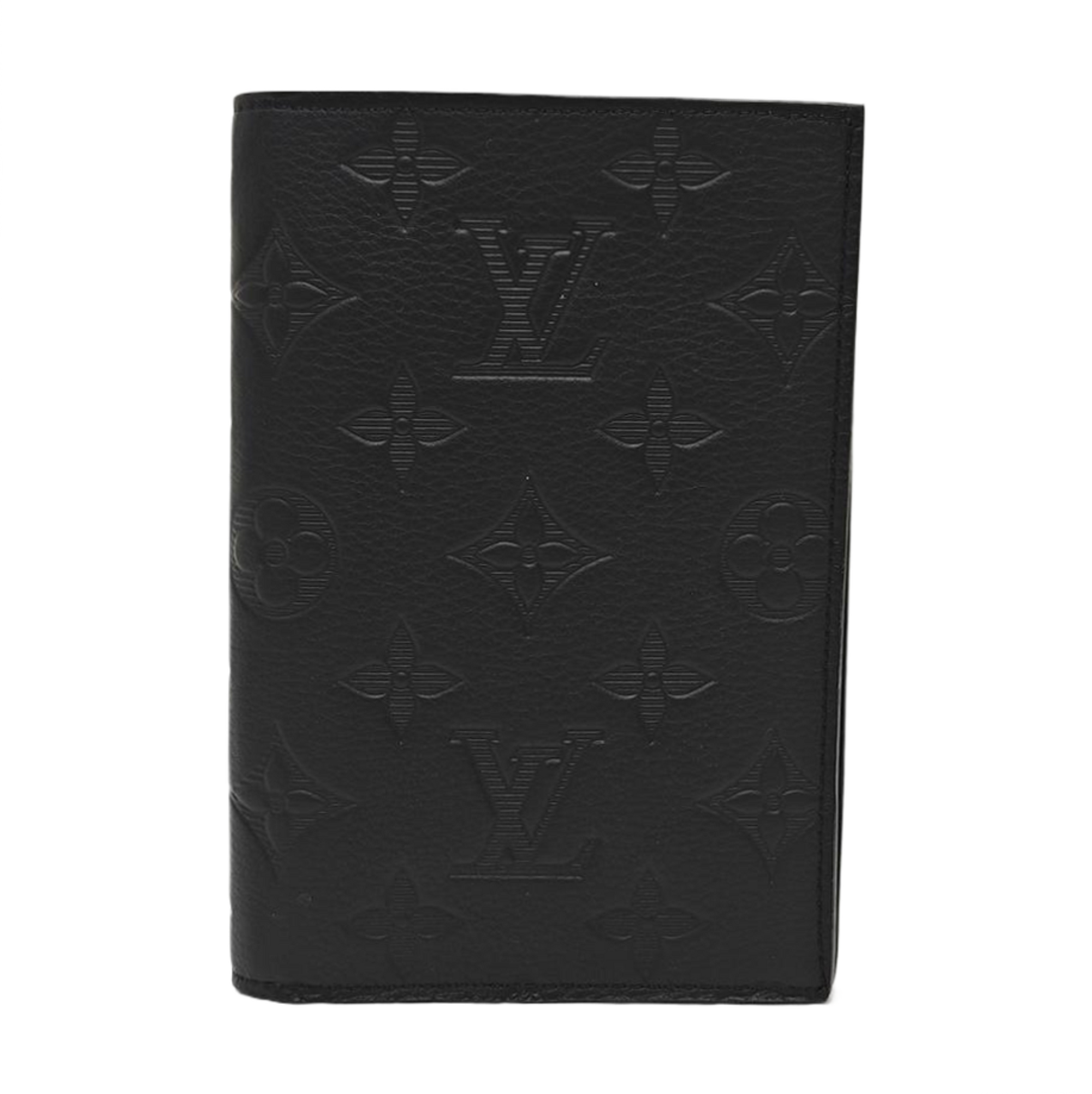 SLENDER Monogram Calfskin Black Wallet