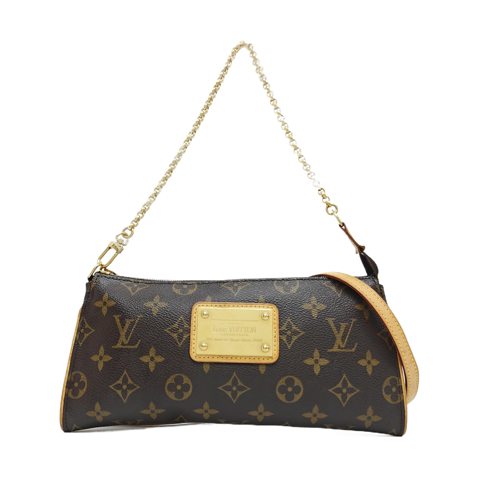 EVA Monogram Coated Canvas Brown