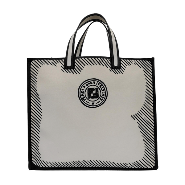 Shopper Fabric White