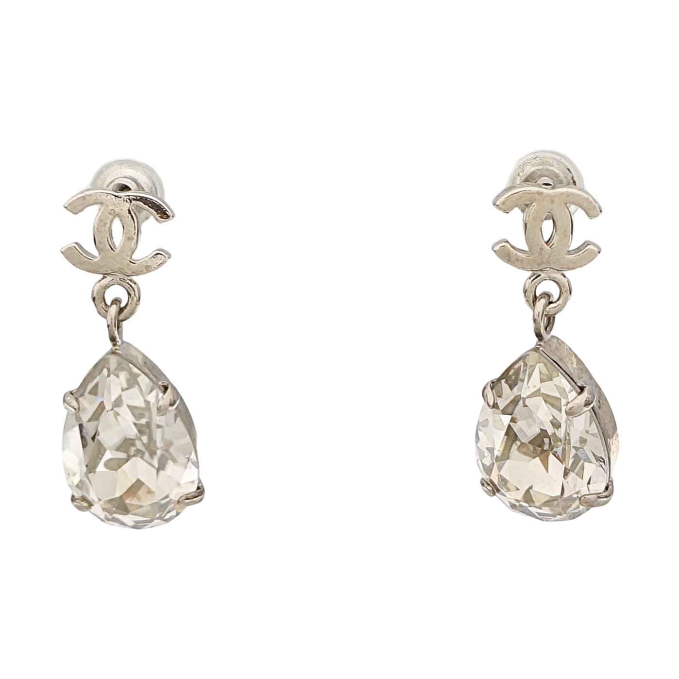 Metal Silver Earrings