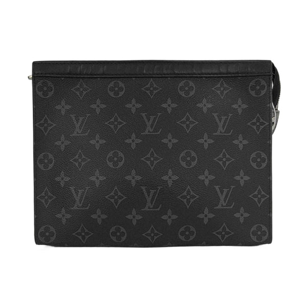 Pochette Voyag MM Monogram Coated Canvas Black