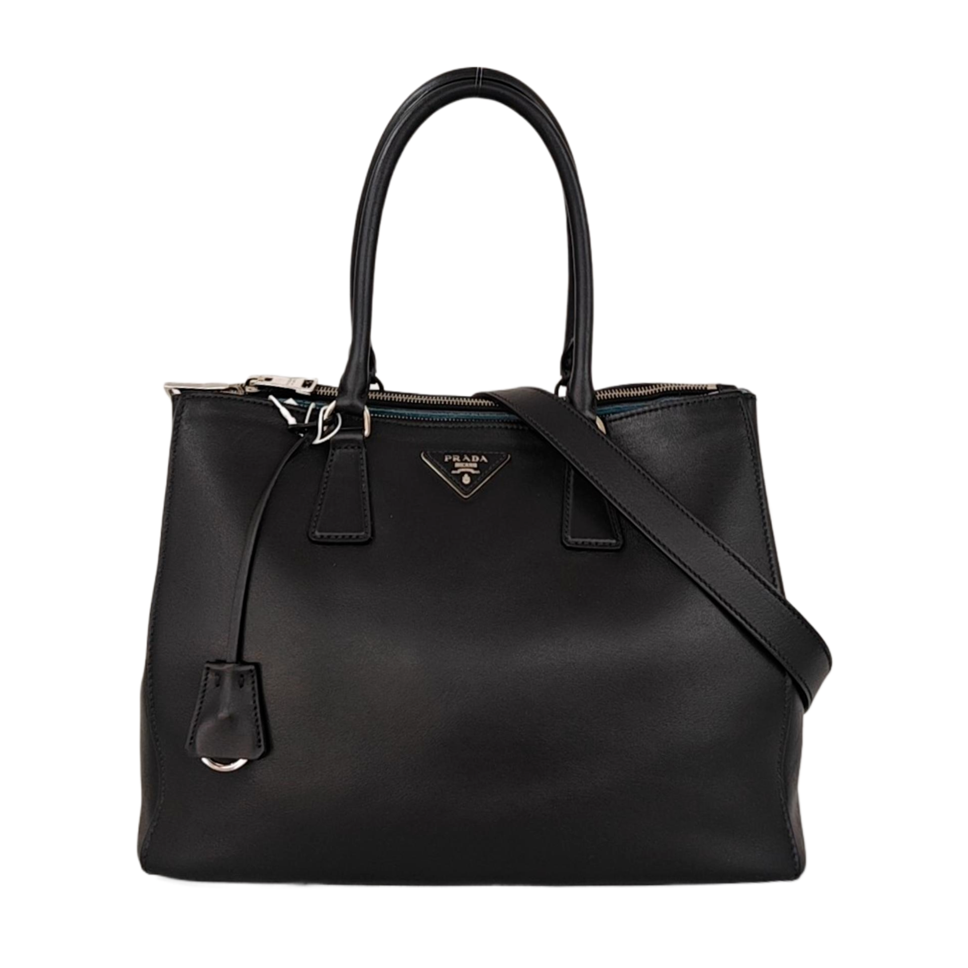 Galleria Large Calfskin Black