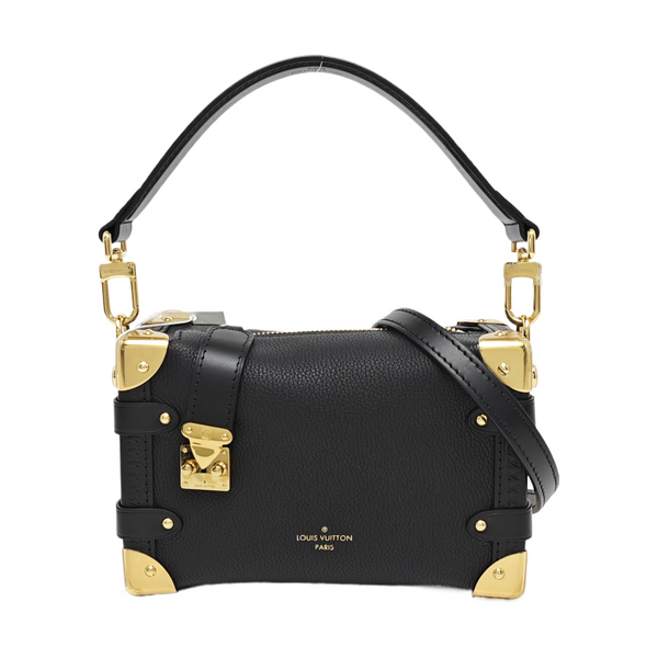 SIDE TRUNK PM Calfskin Black