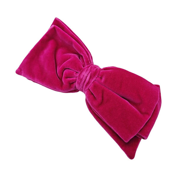 Fabric Hair Clip Red