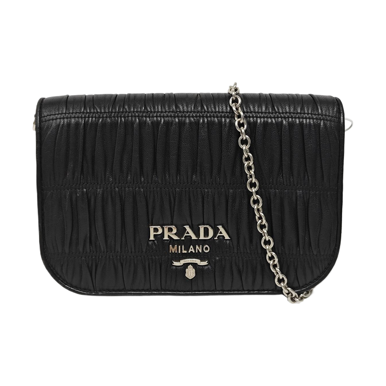 Calfskin Shoulder Bag Black
