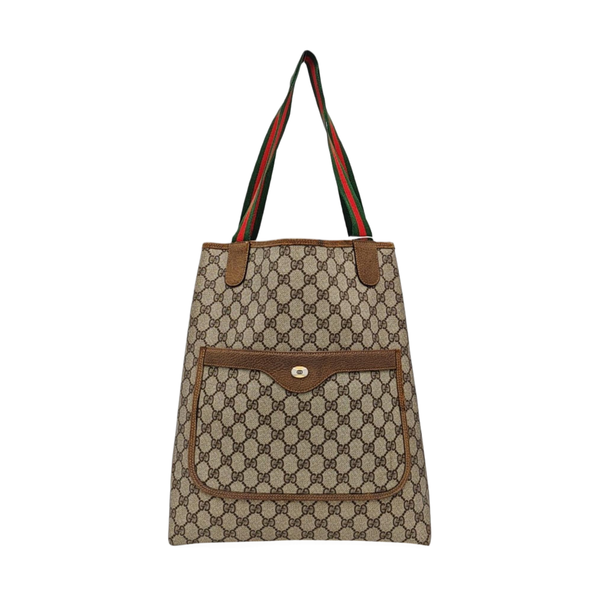 GG Supreme Monogram Coated Canvas Black