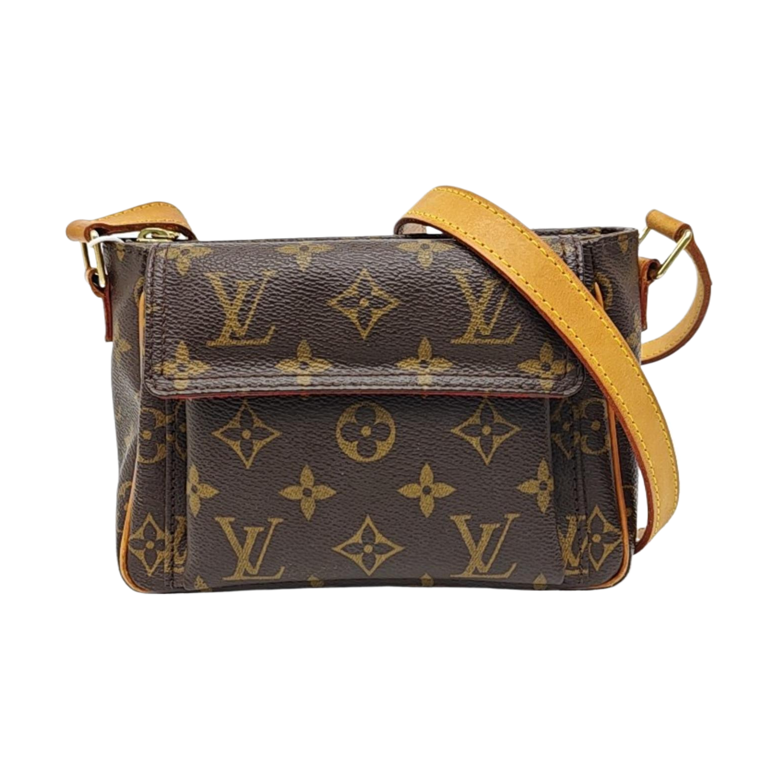 VIVA CITE PM Monogram Coated Canvas Brown