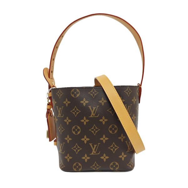 ALL IN Monogram Coated Canvas Brown