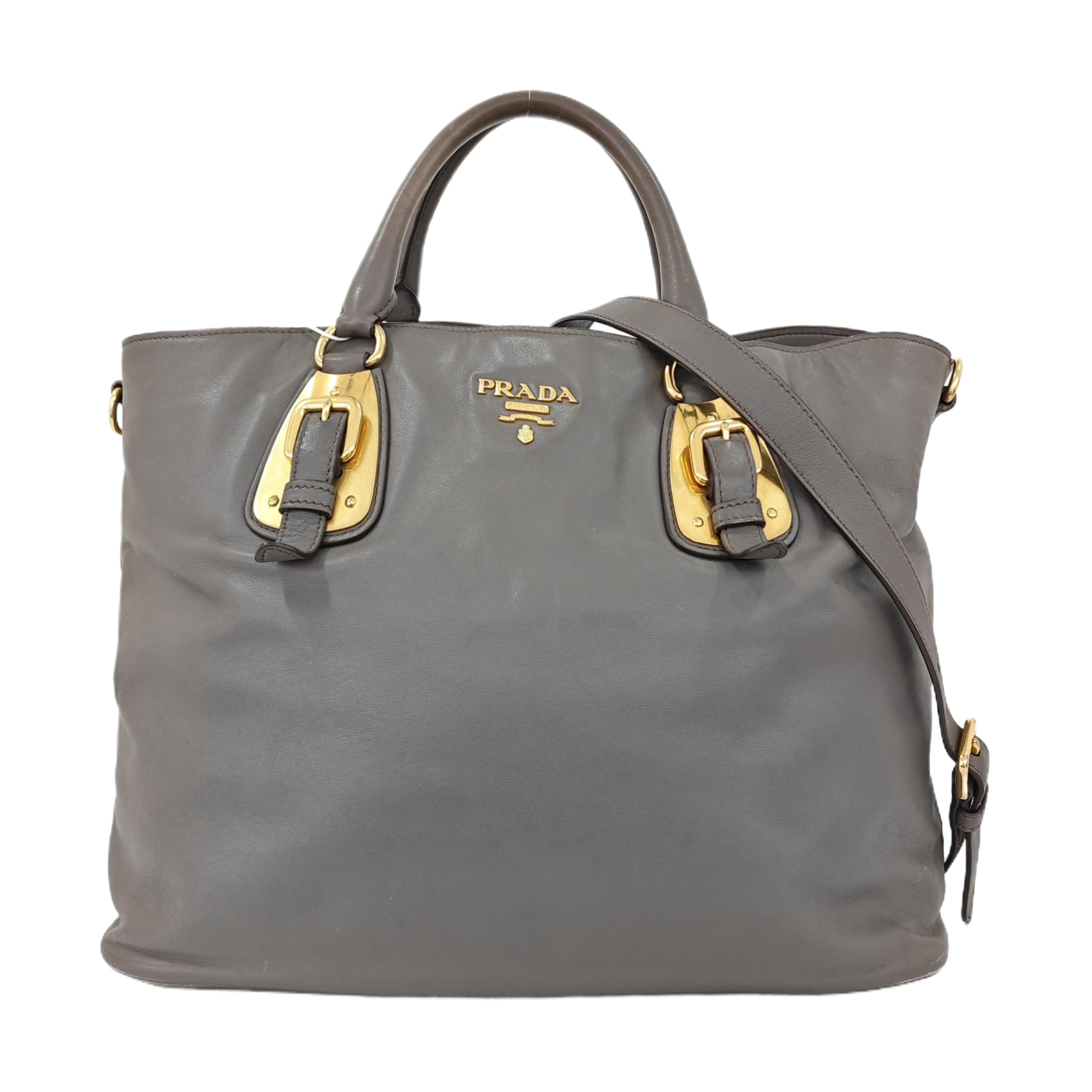 Calfskin Tote Bag Gray