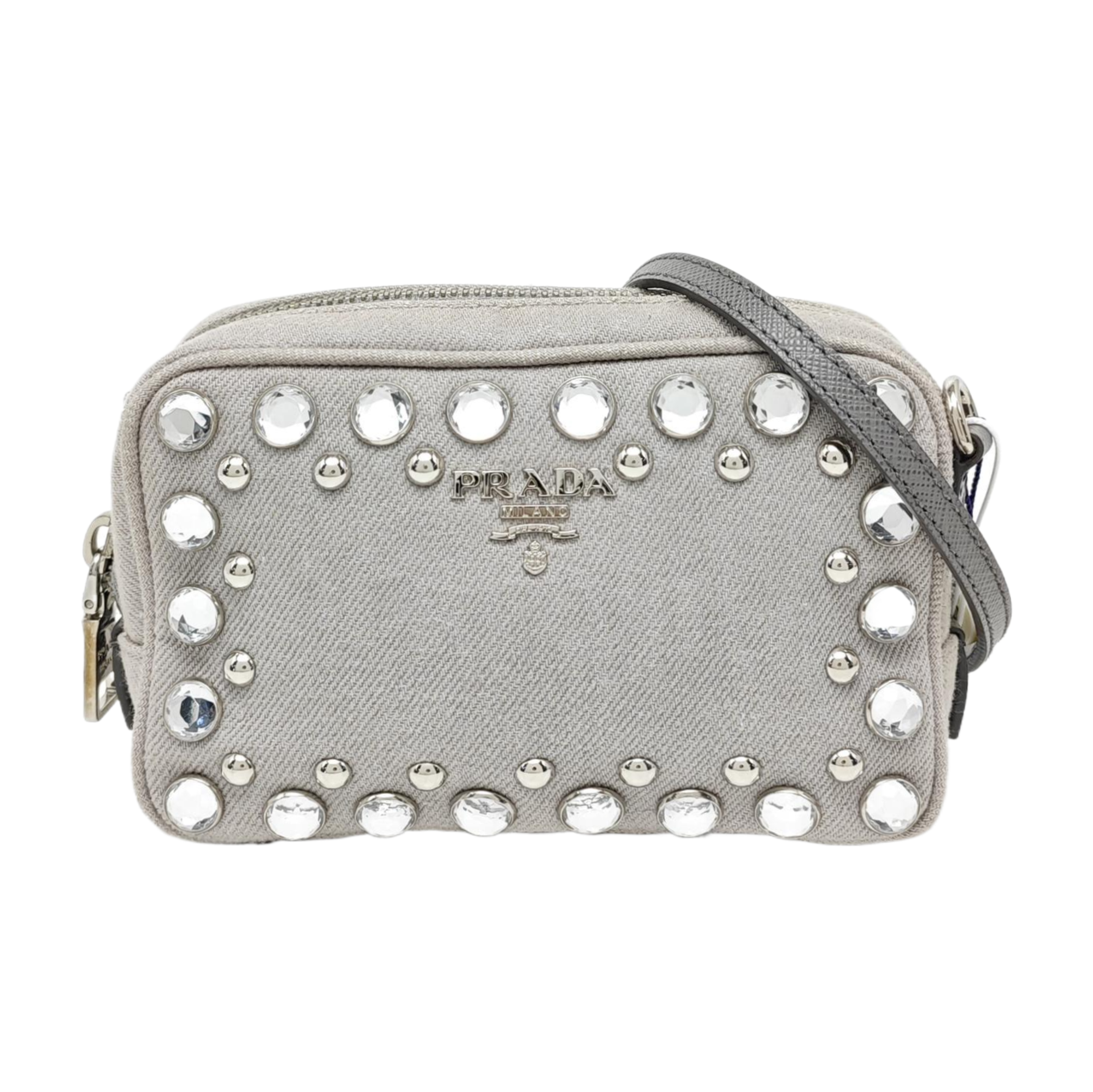 Canvas Shoulder Bag Gray