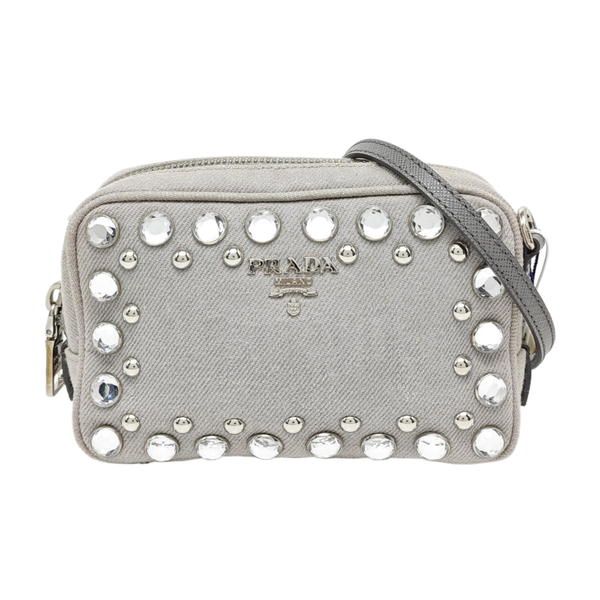 Canvas Shoulder Bag Gray