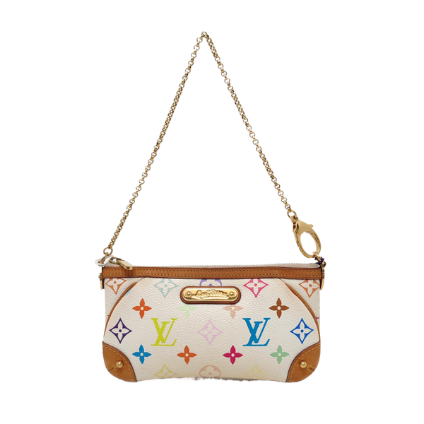 LV × TM VINTAGE MILLA Monogram Coated Canvas White