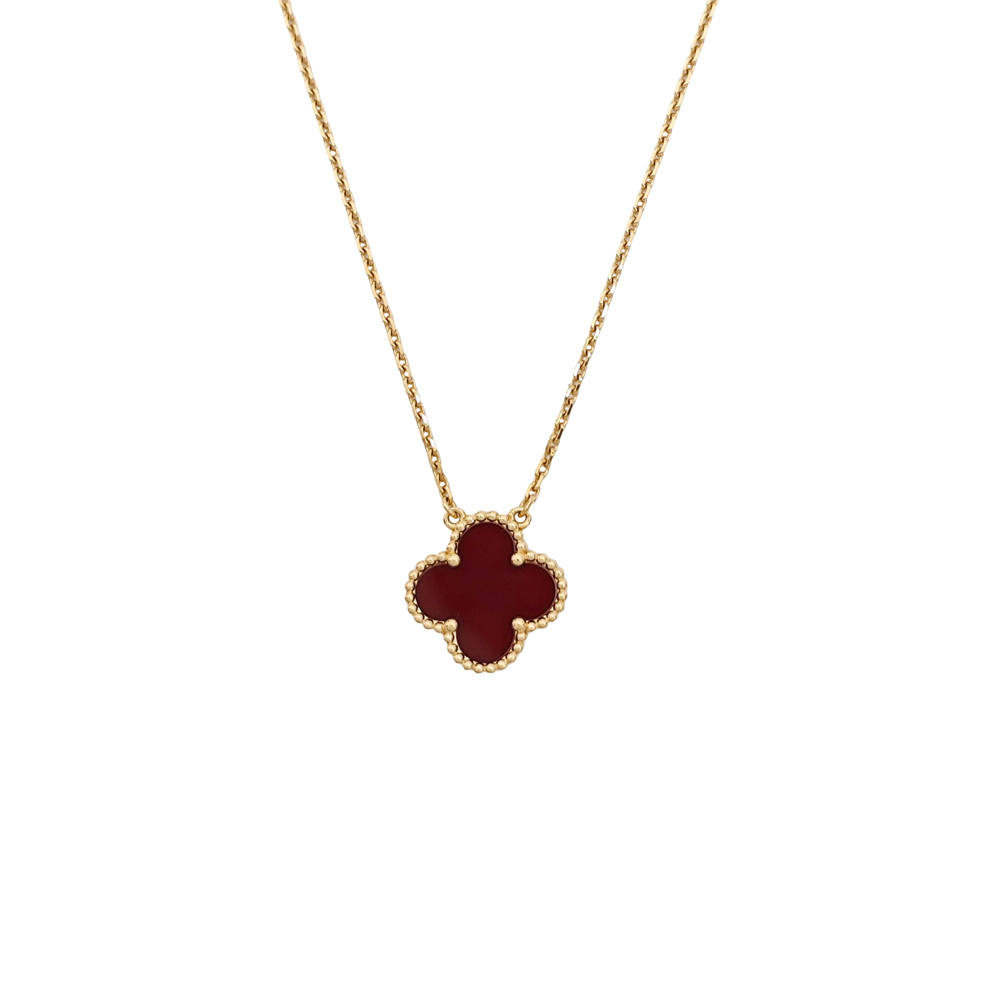 Vintage Alhambra 18k Gold Necklace