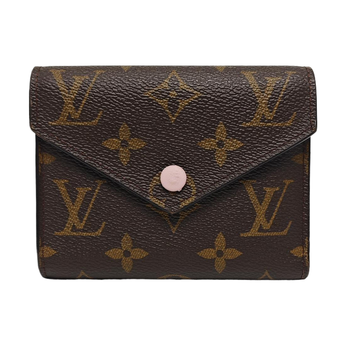 VICTORINE Monogram Coated Canvas Brown Wallet