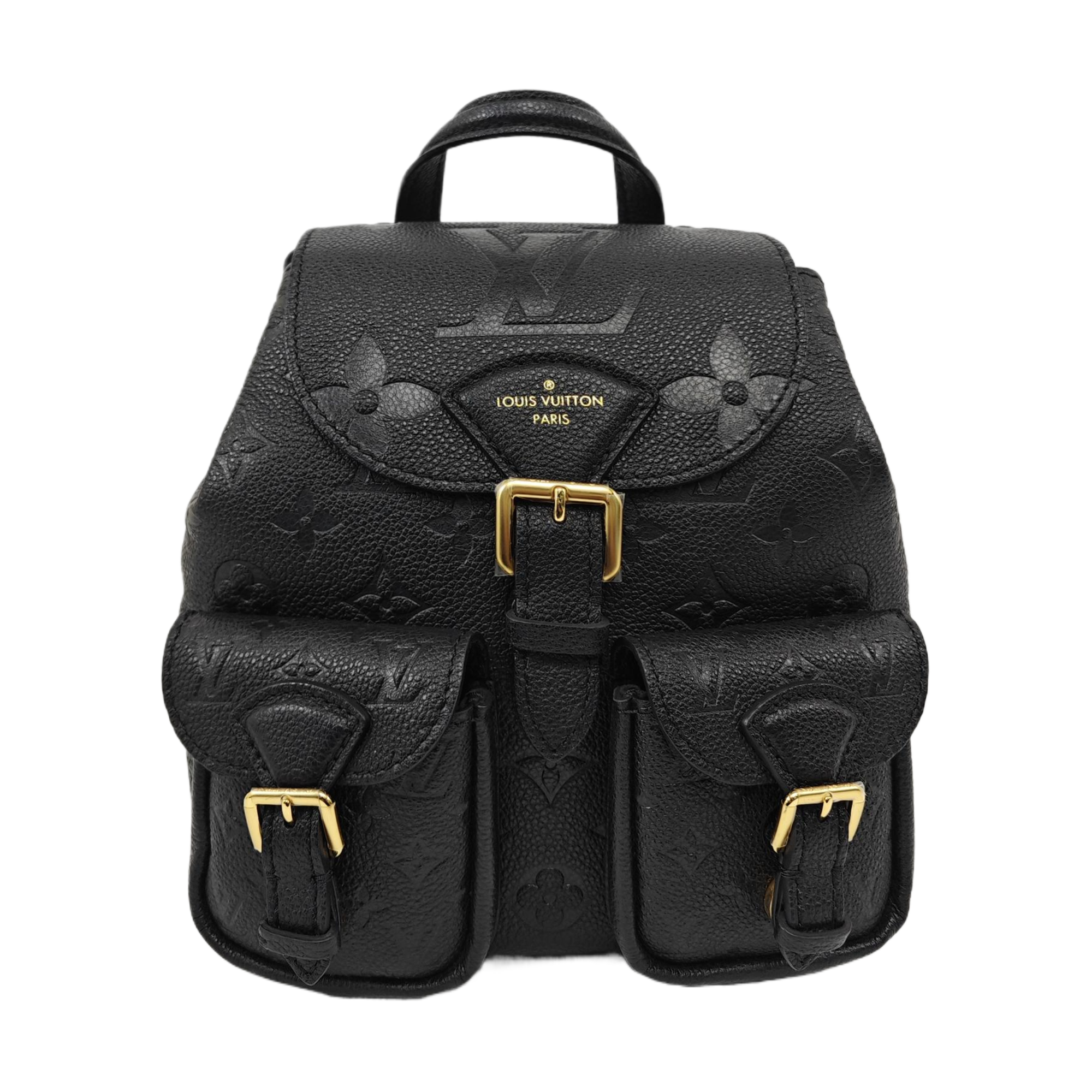 BACKUP Monogram Calfskin Black