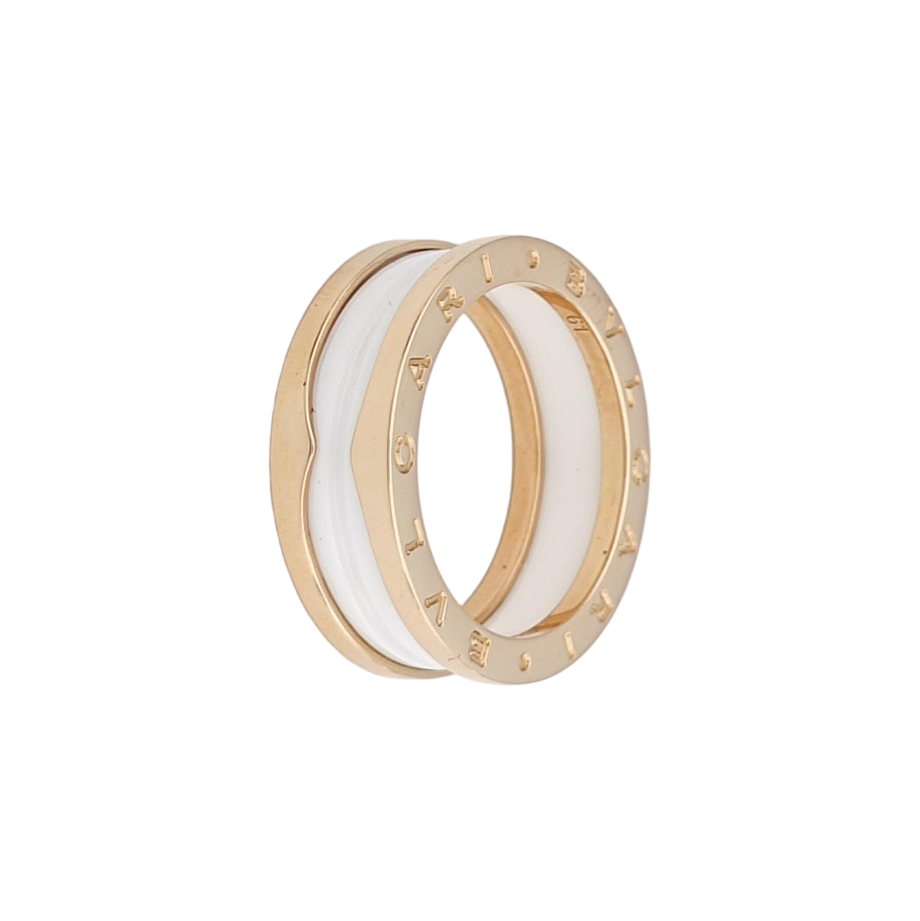 B.ZERO1 18k Rose Gold Ring EU 61