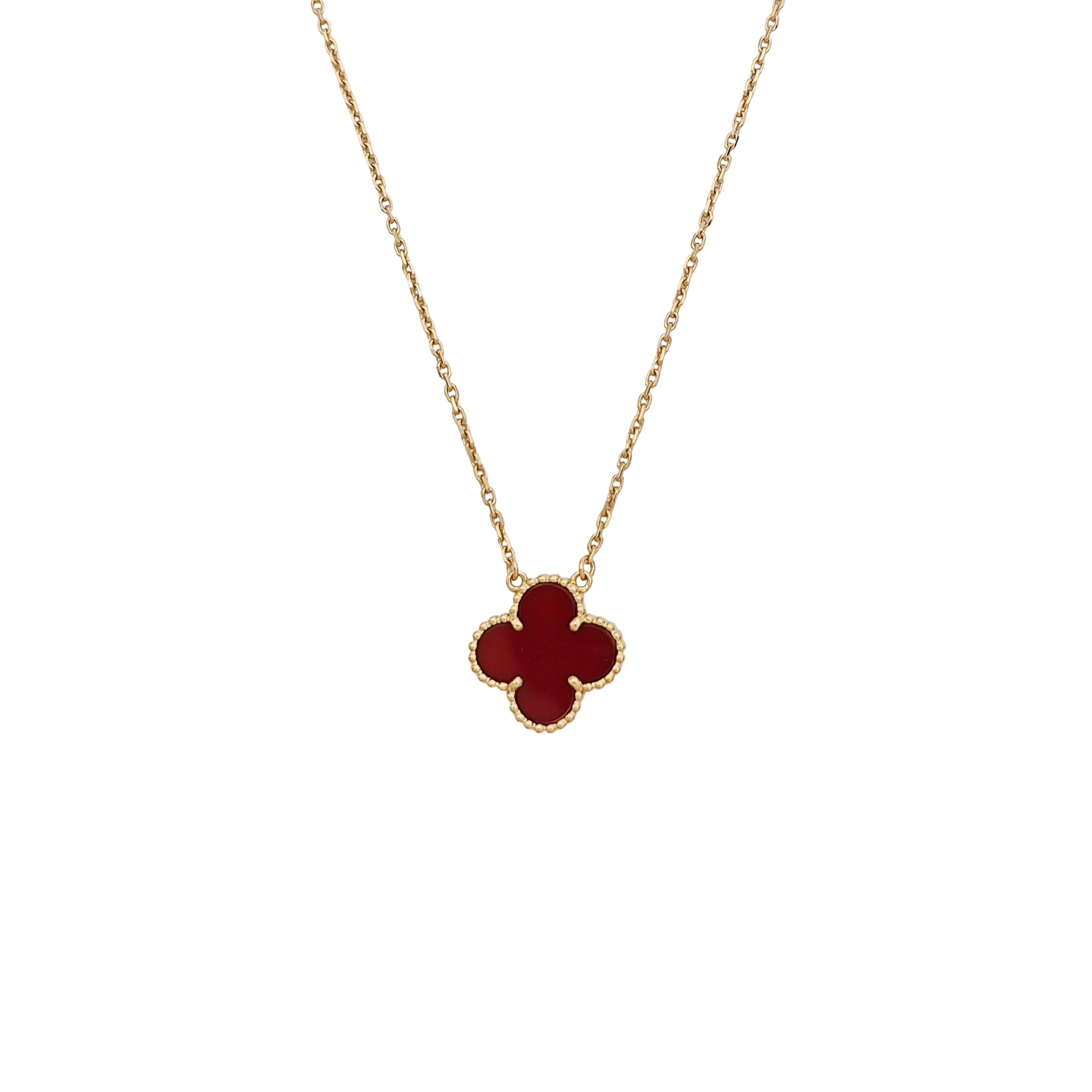 Vintage Alhambra 18k Gold Necklace