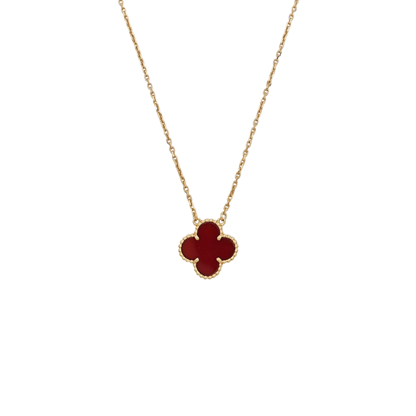 Vintage Alhambra 18k Gold Necklace