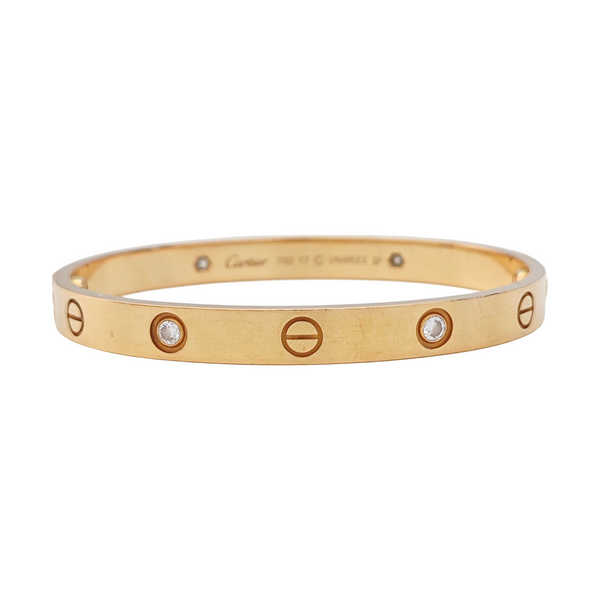 LOVE 18k Rose Gold Bangle