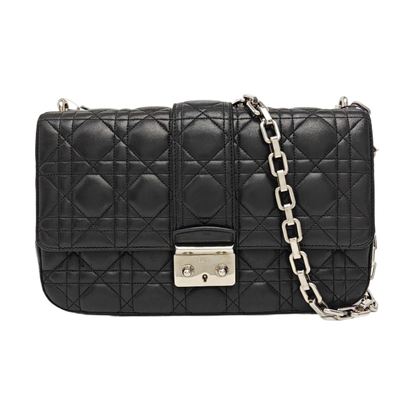 Miss Dior Cannage Lambskin Black