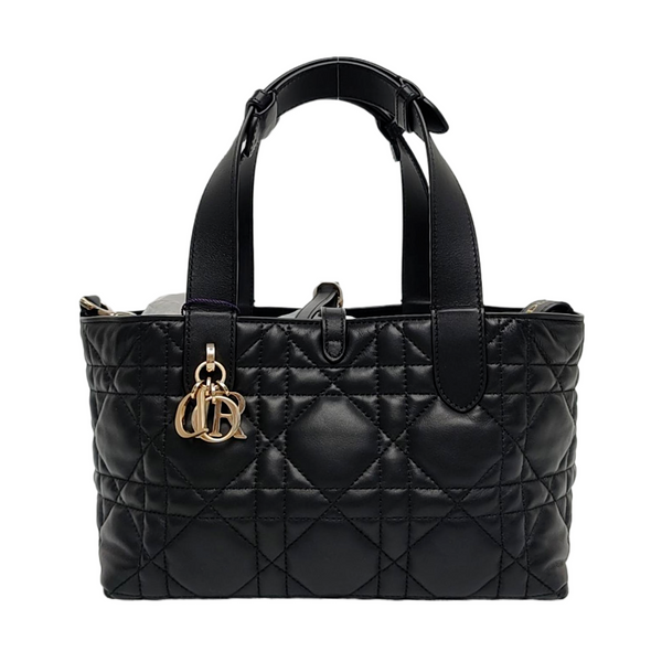 Toujours Small Cannage Calfskin Black