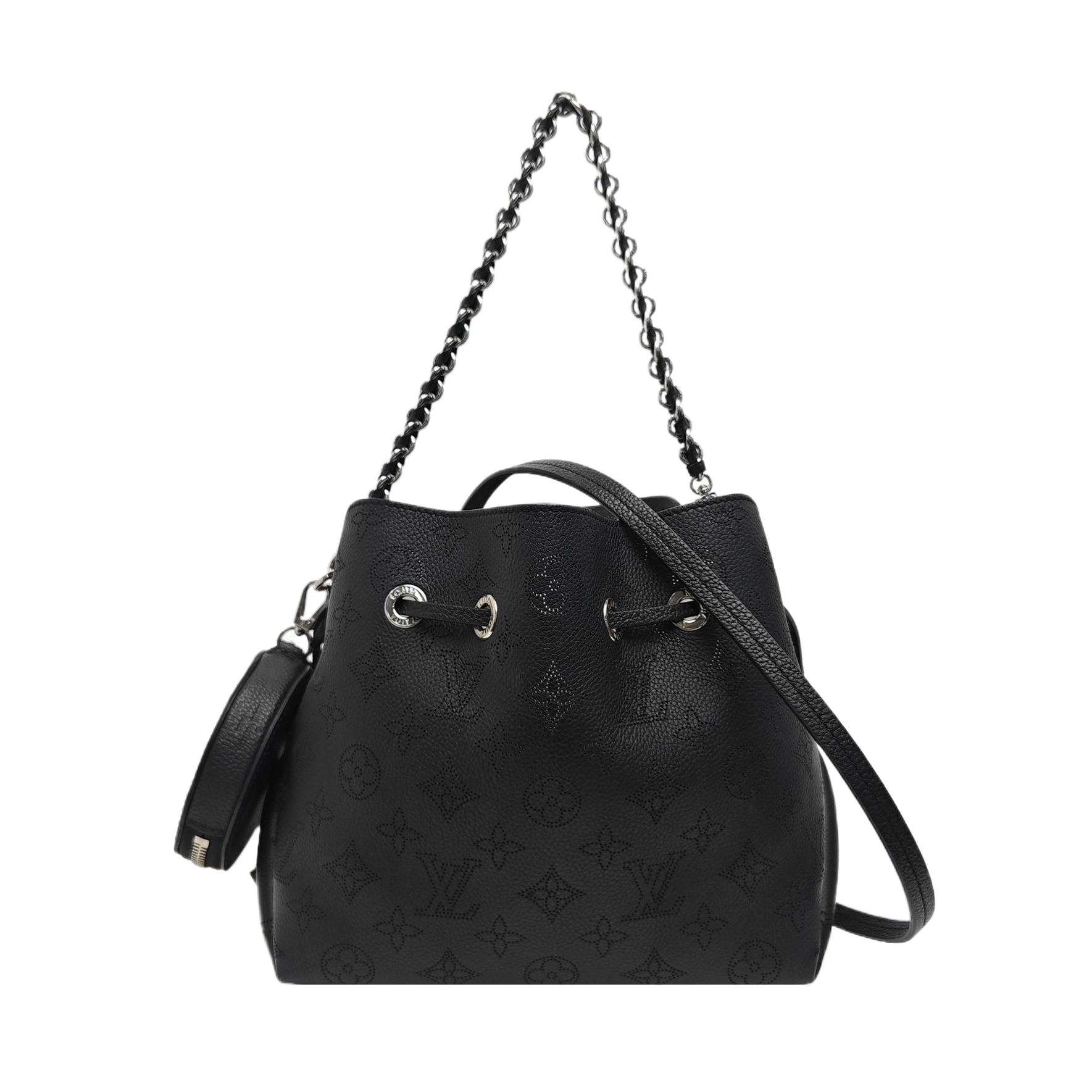 BELLA Monogram Calfskin Black
