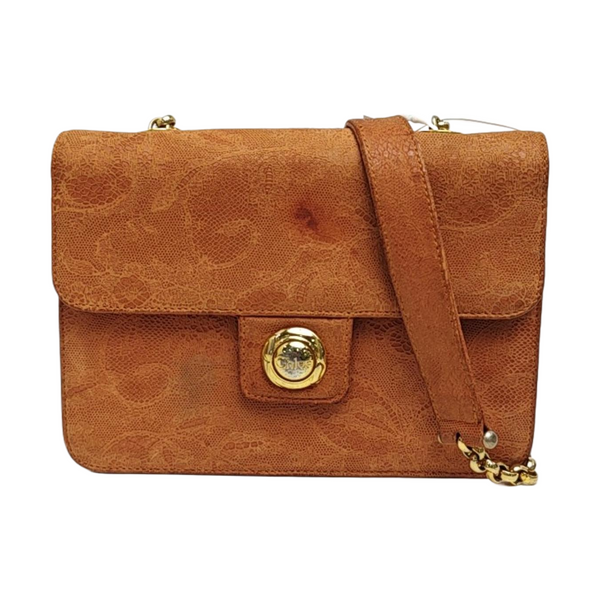 Calfskin Shoulder Bag Brown