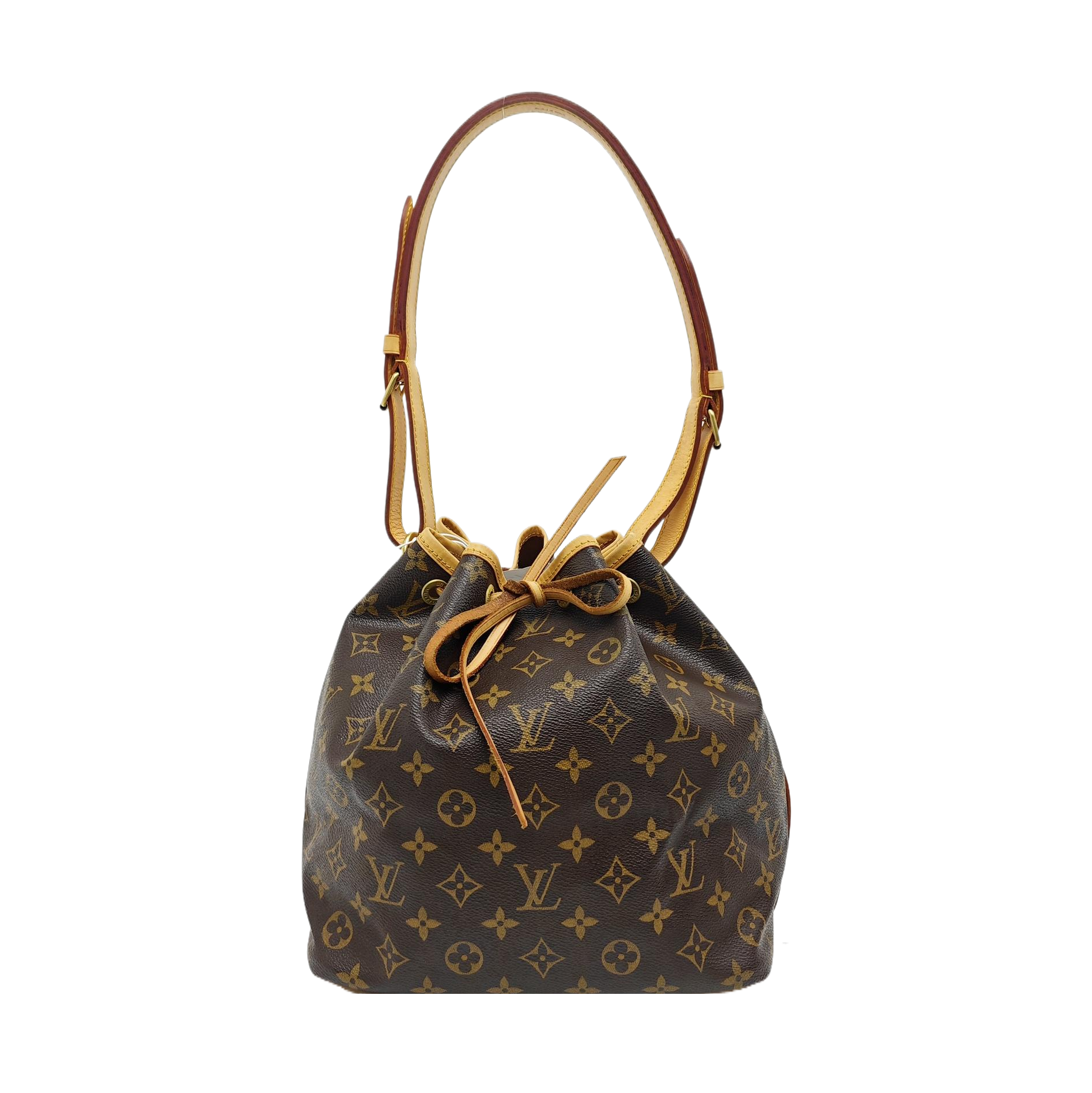 NÉONOÉ PM Monogram Coated Canvas Brown