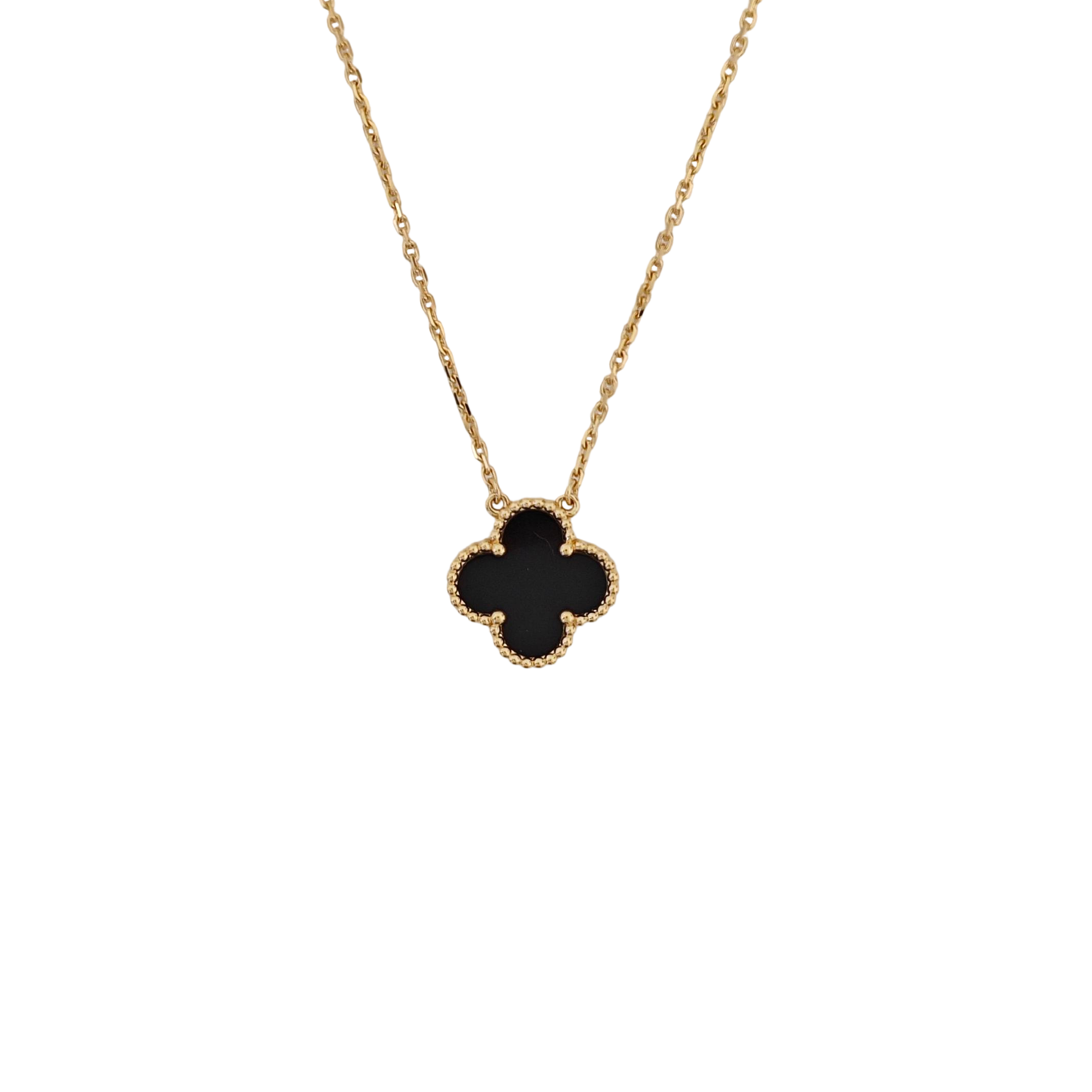 Vintage Alhambra 18k Gold Necklace
