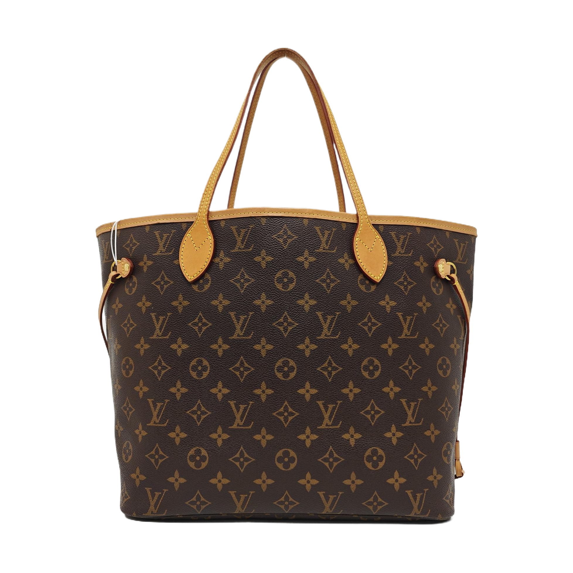NEVERFULL MM Monogram Coated Canvas Brown