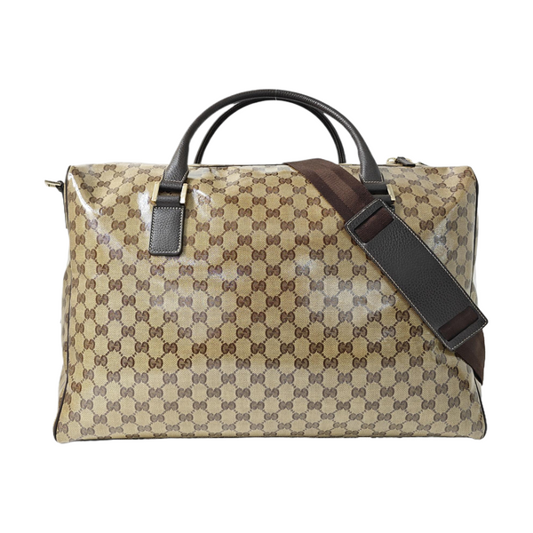 Monogram Coated Canvas Shoulder Bag Beige