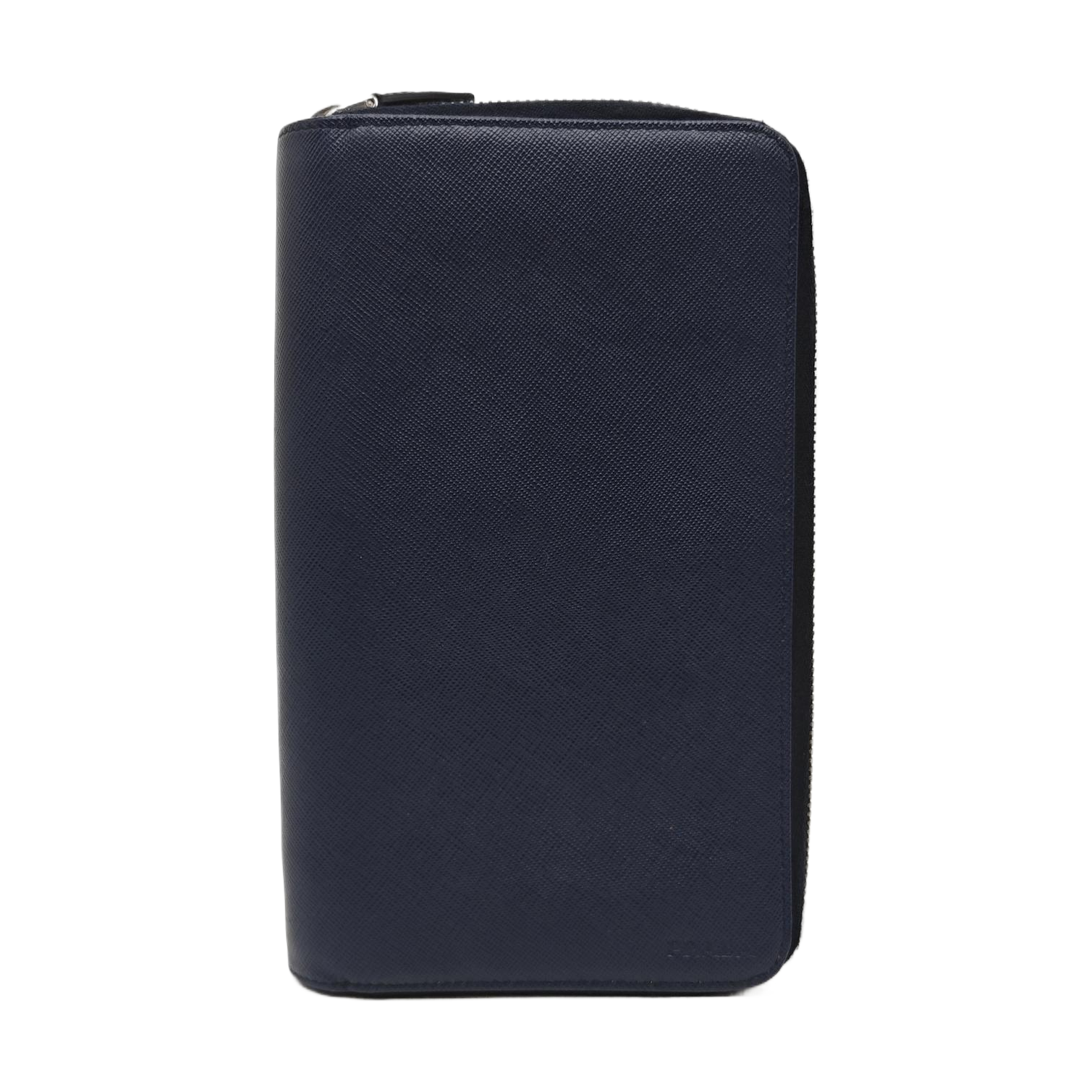 Saffiano Calfskin Clutch Blue