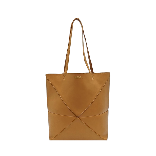Puzzle Fold Medium Calfskin Brown