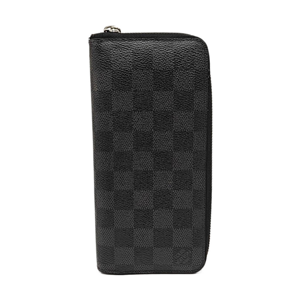 BRAZZA Damier Graphite Coated Canvas Black Wallet