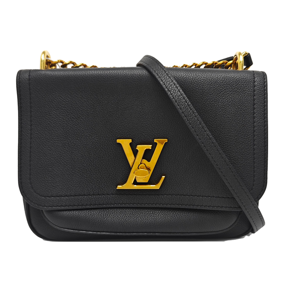 LOCKME TENDER PM Calfskin Black
